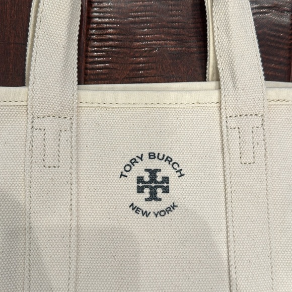 Tory Burch Signature Canvas Tote Bag - Picture 9 of 12